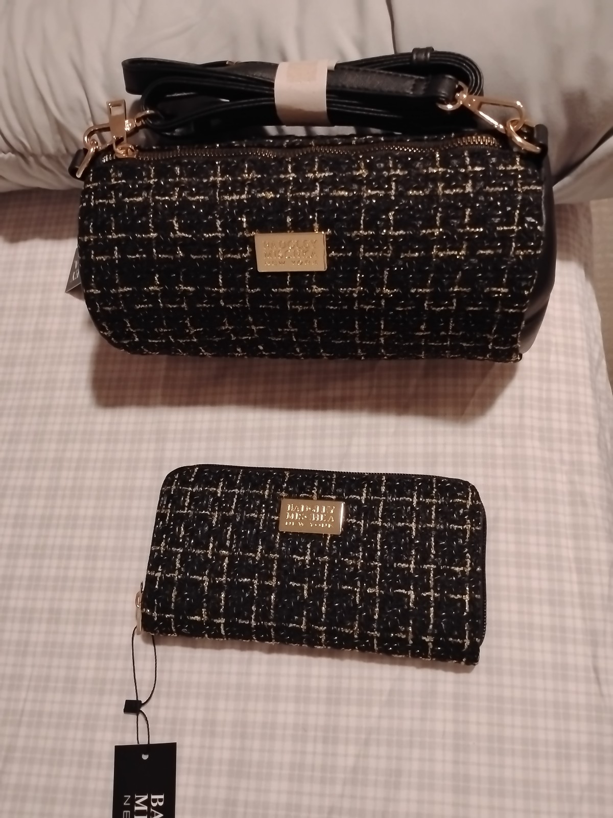 Badgley mischka purse/wallet set