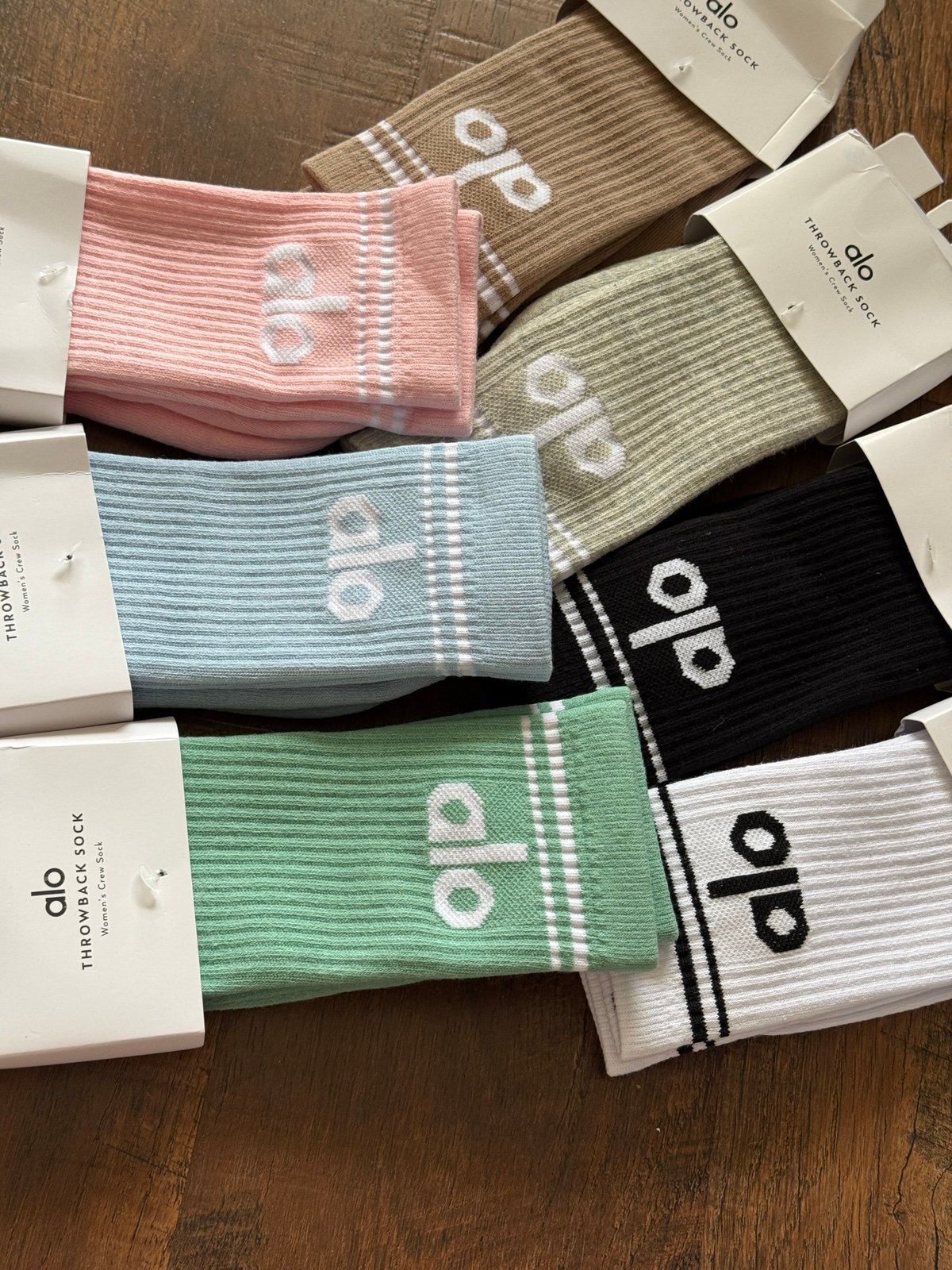 ALO Yoga Women Throwback Women Sock (7 Pairs)