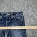 Miss Me Jeans Womens Size 24 Blue Signature Capri Cross Pocket Embellished