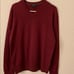 Banana Republic 100% Fine Merino Wool Sweater/ Maroon/ Medium