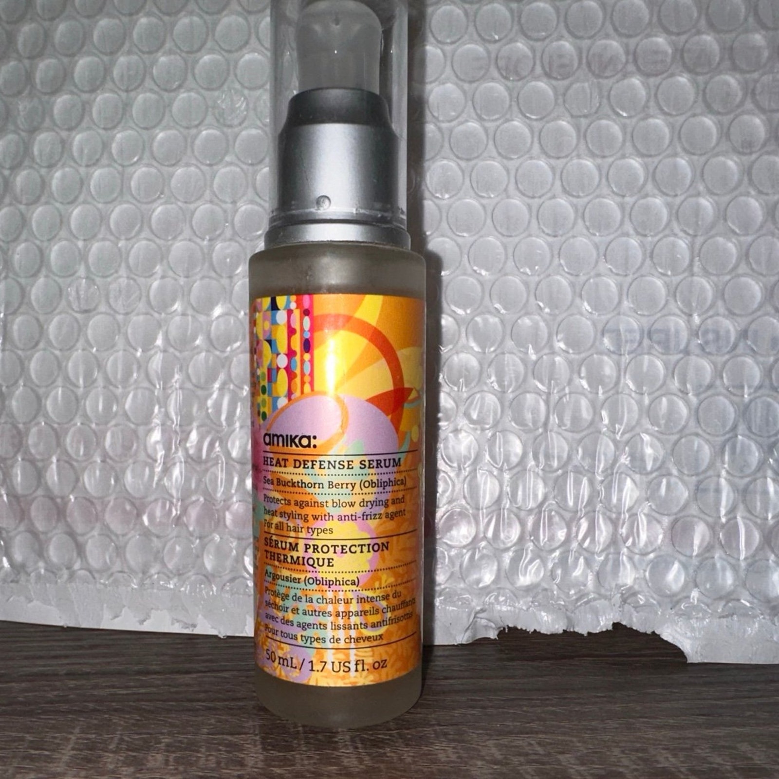 Amika blockade heat defense serum hair care