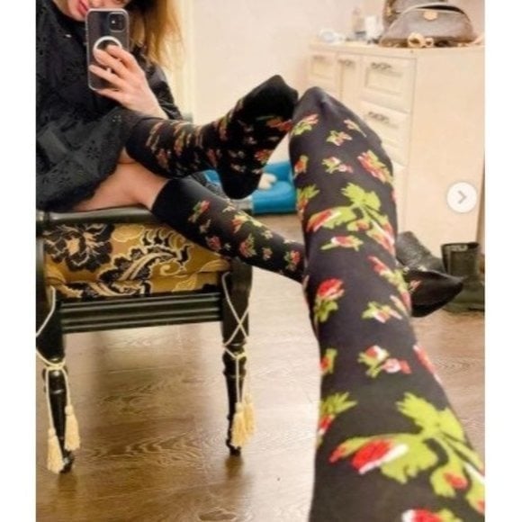 Simone Rocha x H&M Jacquard-knit Socks Size: 5.5-7