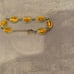 Vintage Bracelet Avon Silver Yellow Gemstone Jewelry