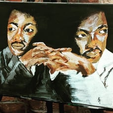 Martin luther king jr painting - origina