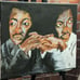 Martin luther king jr painting - origina