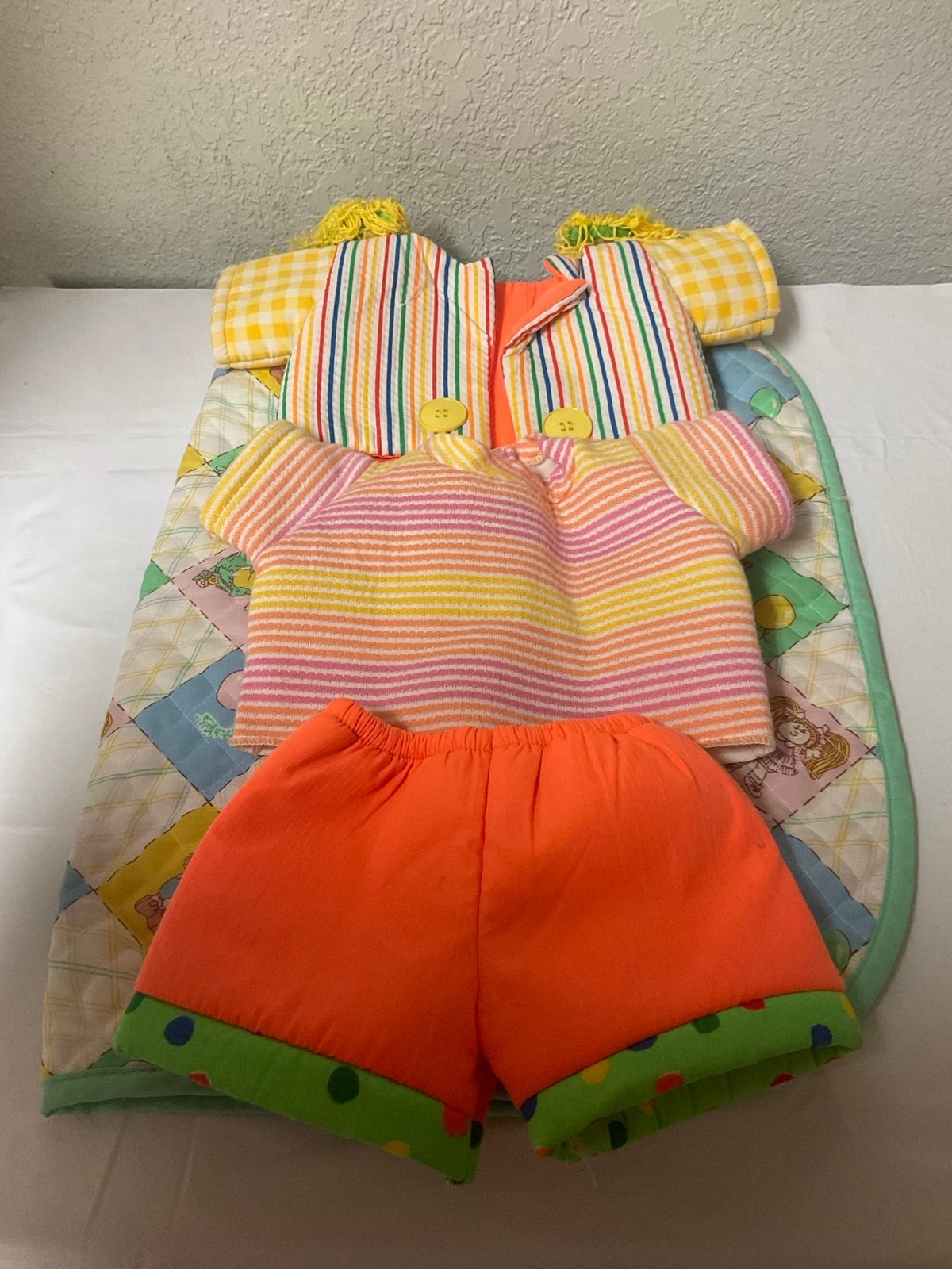 Vintage Cabbage Patch Kids 3 Piece Clown Costume For CPK Doll 1985 CPK Doll