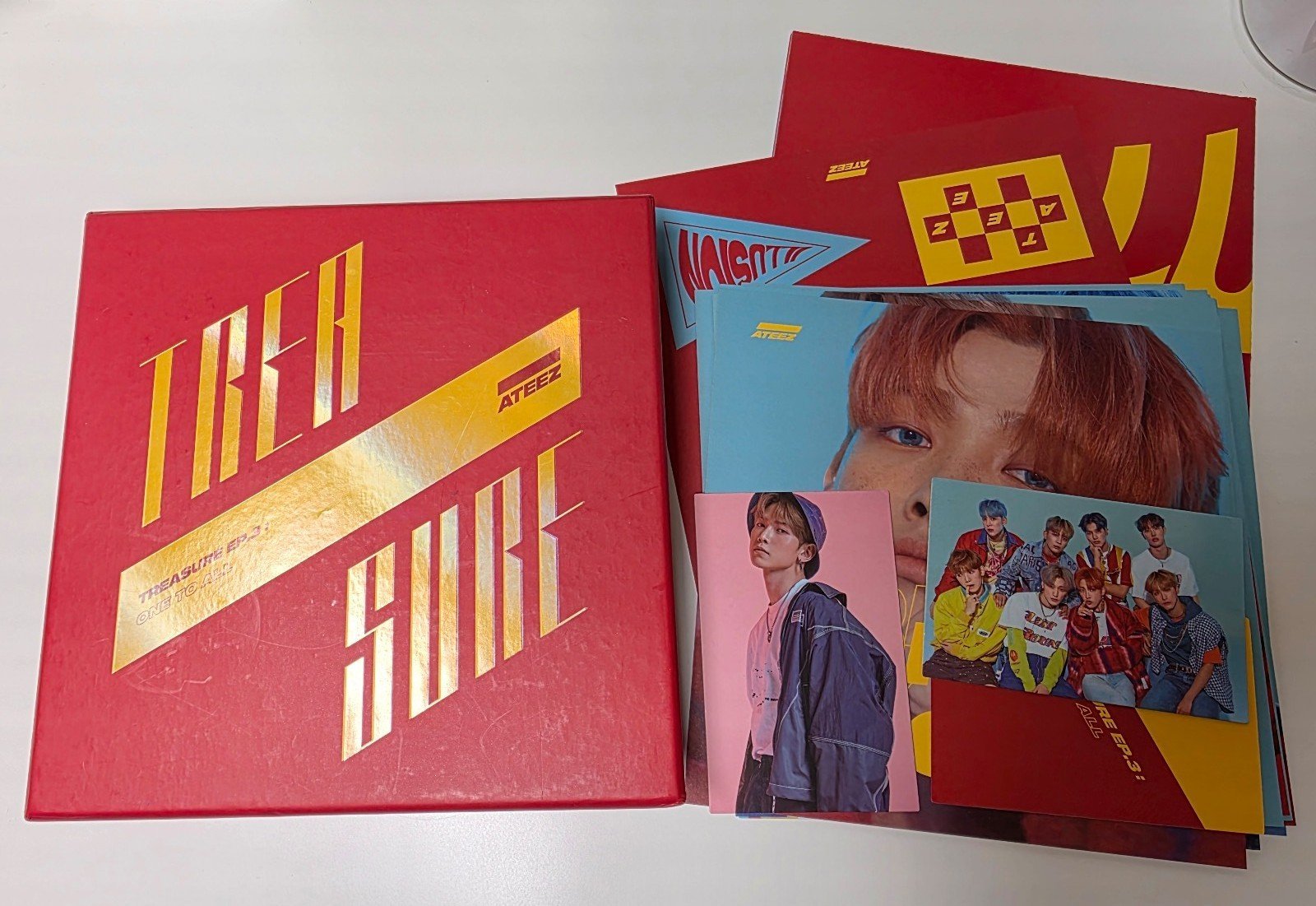 ON HOLD -Ateez Treasure EP.3 One to All Album - Illusion Version with Inclusions