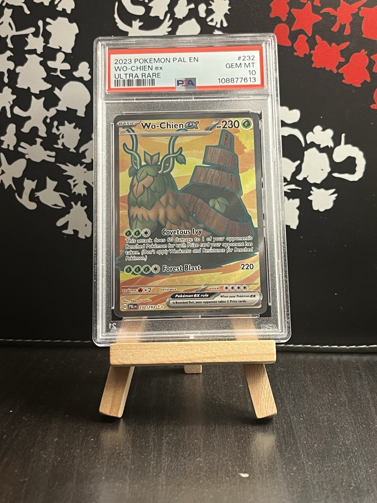 2023 Pokemon Scarlet & Violet Paldea Evolved Wo-Chien ex #232/193 PSA 10