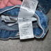 Levi's denim 501 premium quality cut off shorts button fly size 26