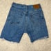 Levi's denim 501 premium quality cut off shorts button fly size 26