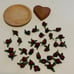 American Girl doll Kirsten Party Treats Salt Box Field Flowers Cake Platter