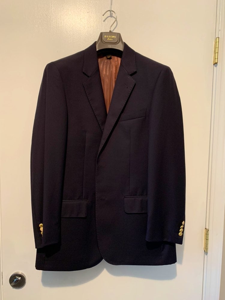 EUC Baroni Couture Navy Blazer