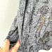 Ali Miles Womens Tunic Top Sweater Size 1X Kids Cat Dog Novelty Print Gray