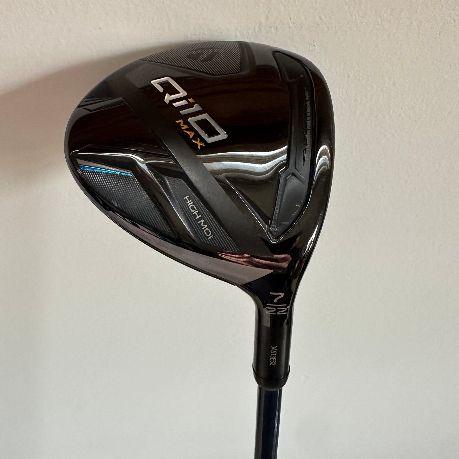 Taylormade Qi10 Max 7 Wood 22 Degree RH with Project X Denali Blue Shaft