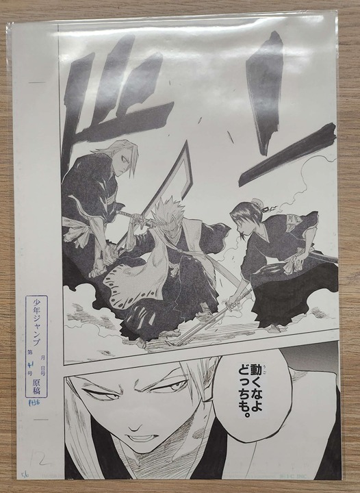 Bleach Exhibition Duplicate Manuscript Hitsugaya Toshiro