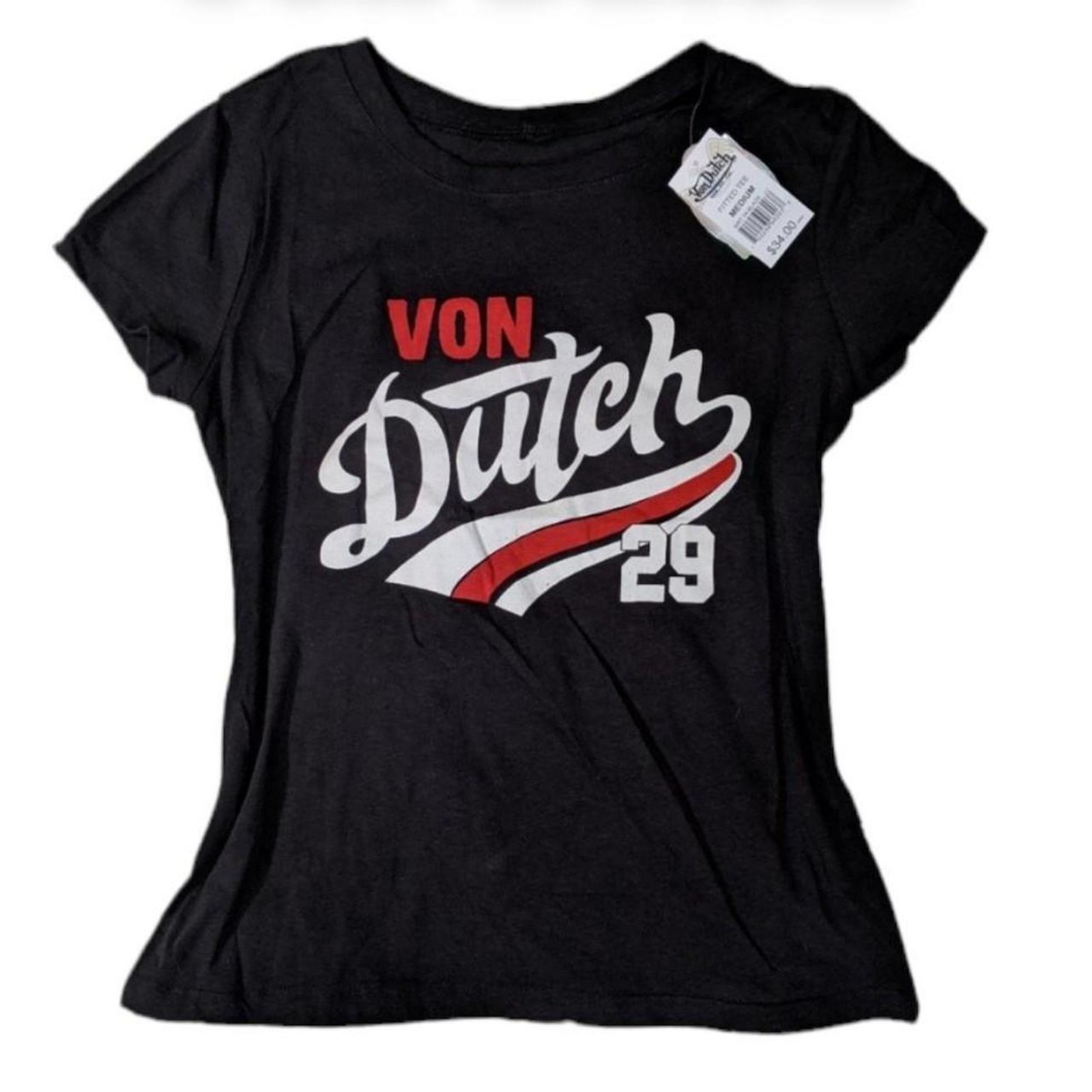 Von Dutch ladies fitted T-shirt