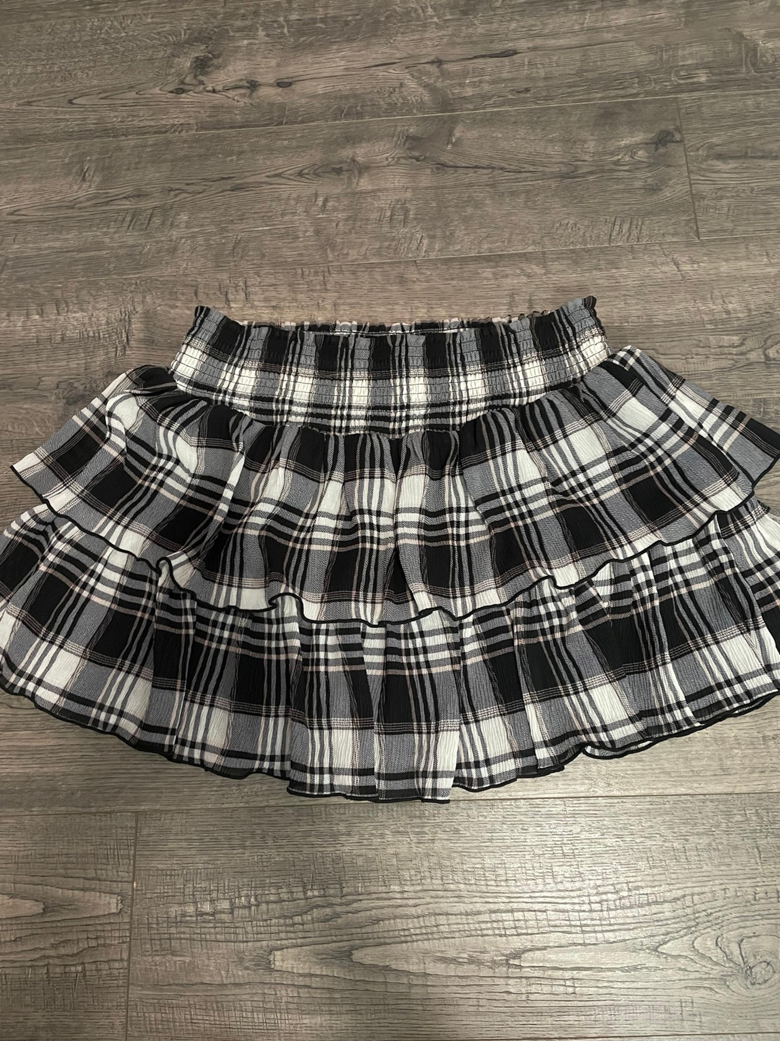 forever21 plaid skirt