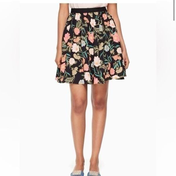Kate Spade floral skater flare skirt Size XXL