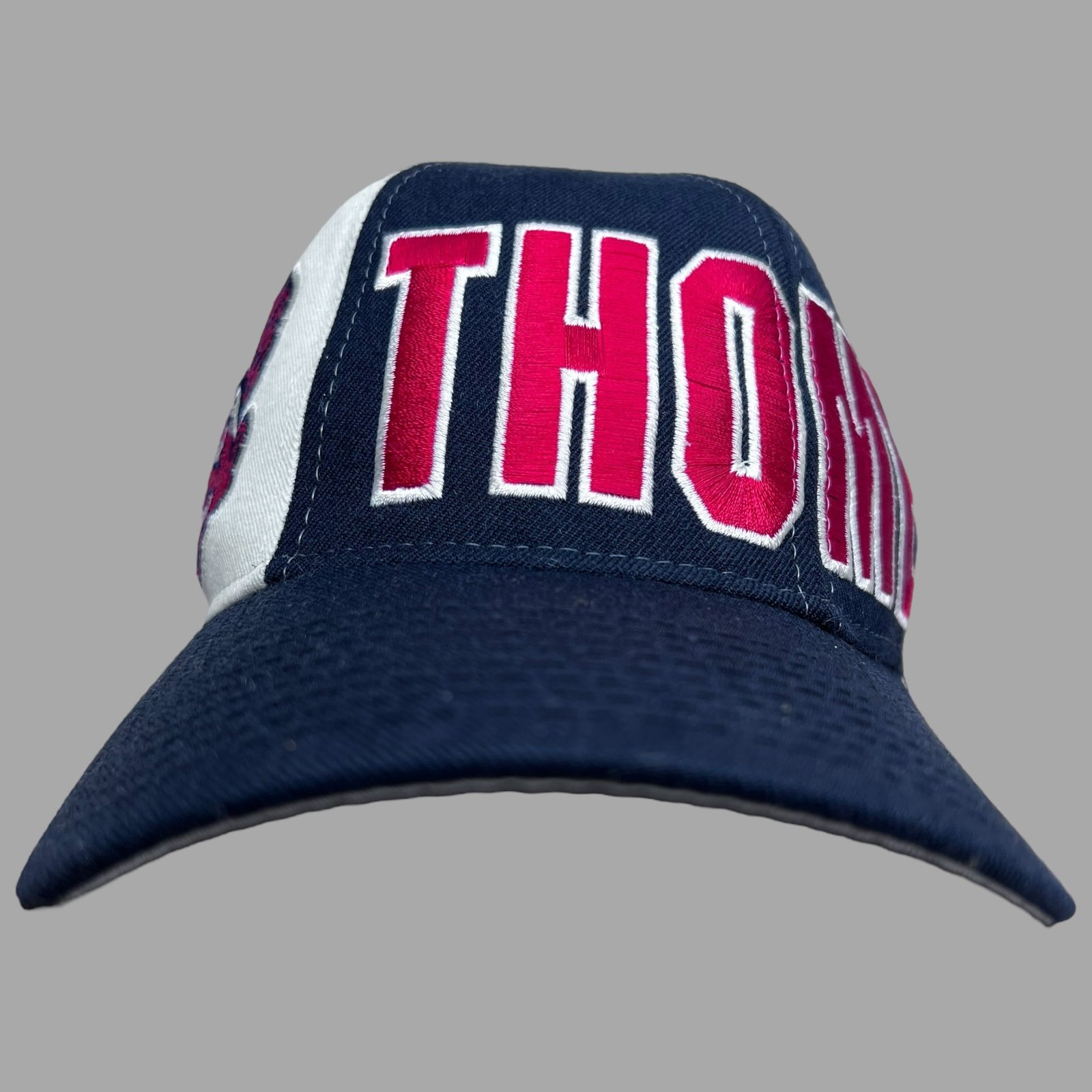 Vintage 1990s MLB Cleveland Indians Jim Thome Tri Power Starter Snapback
