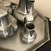 Antique teapots and creamer set vintage