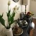 Antique teapots and creamer set vintage