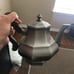 Antique teapots and creamer set vintage