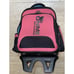 Unme Go To School Kids Rolling Backpack for Girls Pink