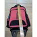 Unme Go To School Kids Rolling Backpack for Girls Pink