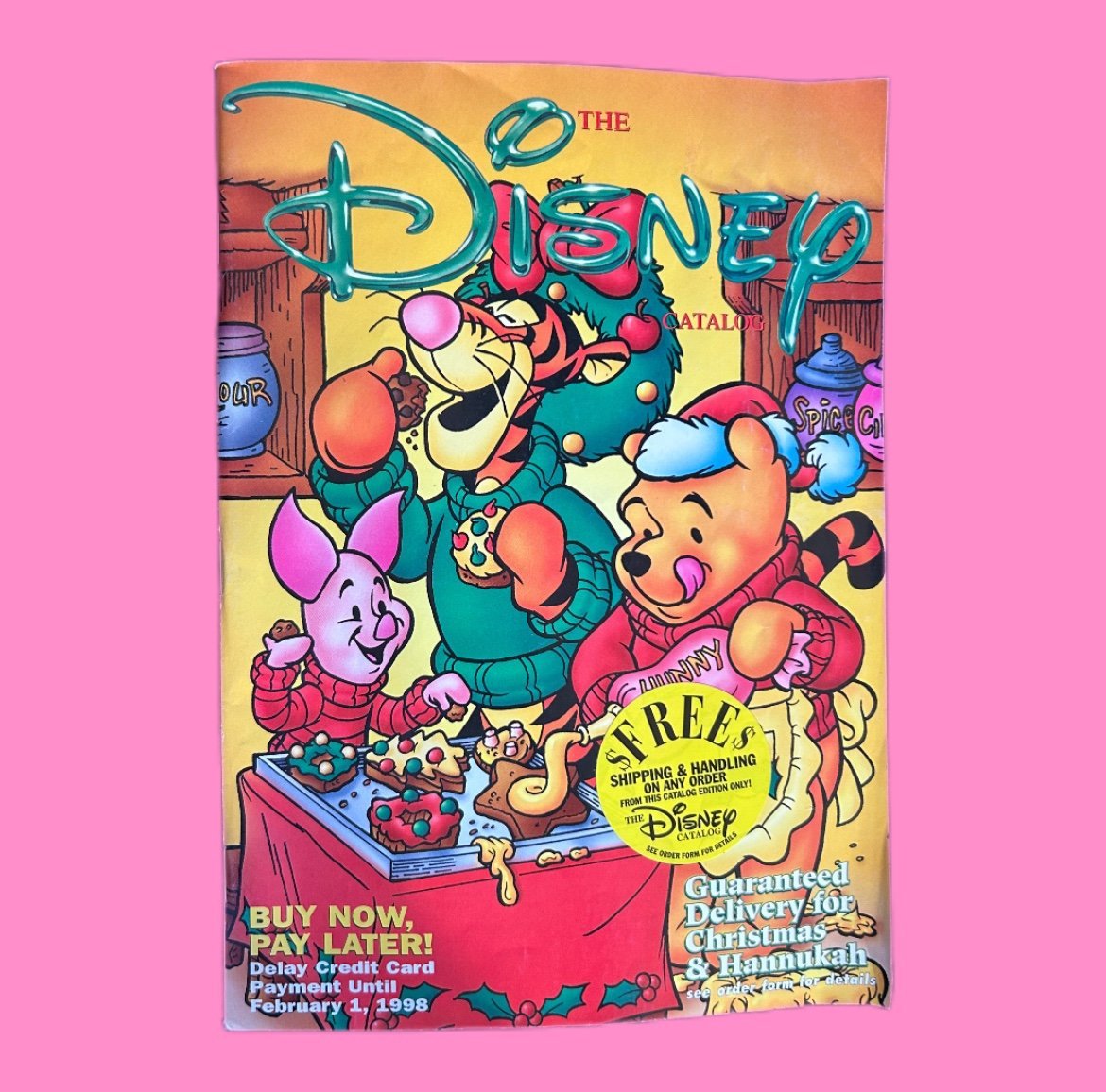 Vintage 1998 Disney Winnie the Pooh Tigger Piglet Christmas catalog magazine