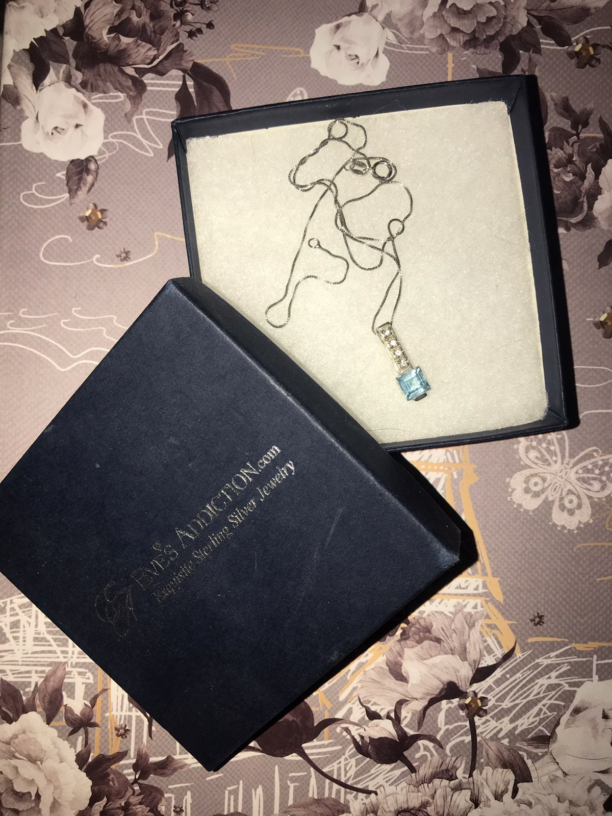 Aquamarine Birthstone Necklace
