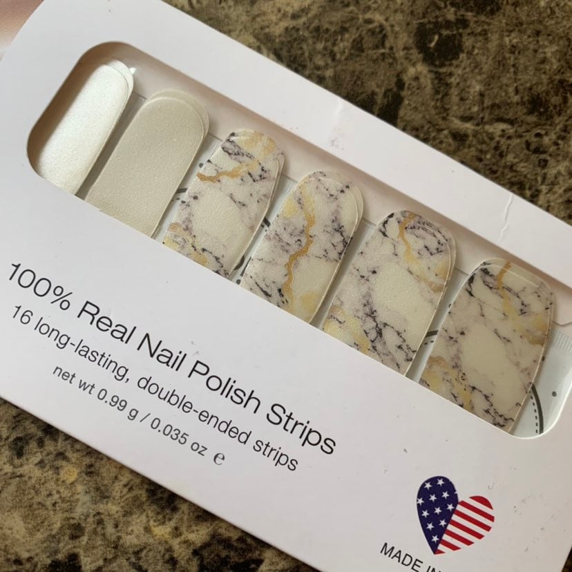 Color Street MARBLE CITY granite nail strips