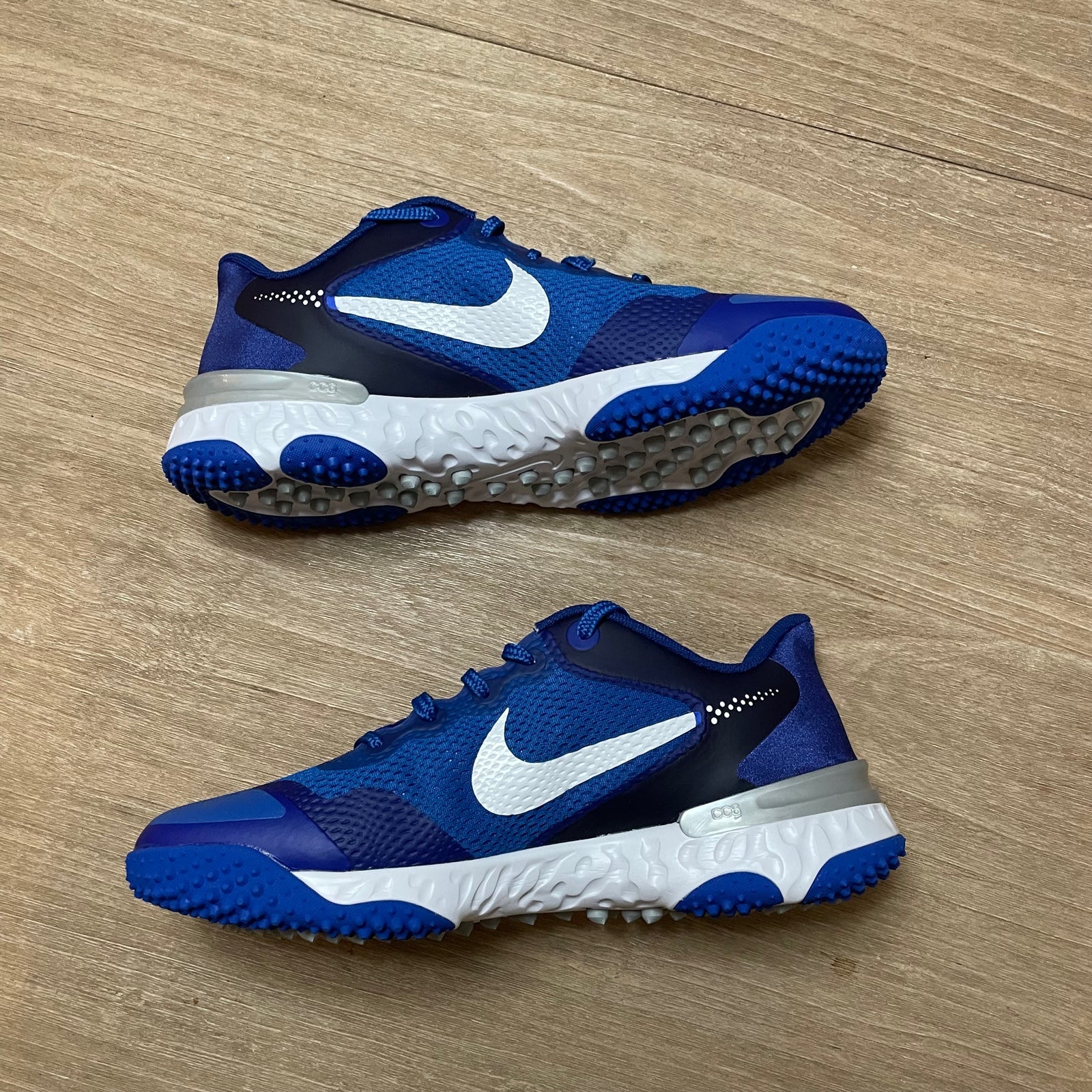 Collection Nike Alpha Huarache Elite 3 Turf Blue White CK0748 401 Size 11