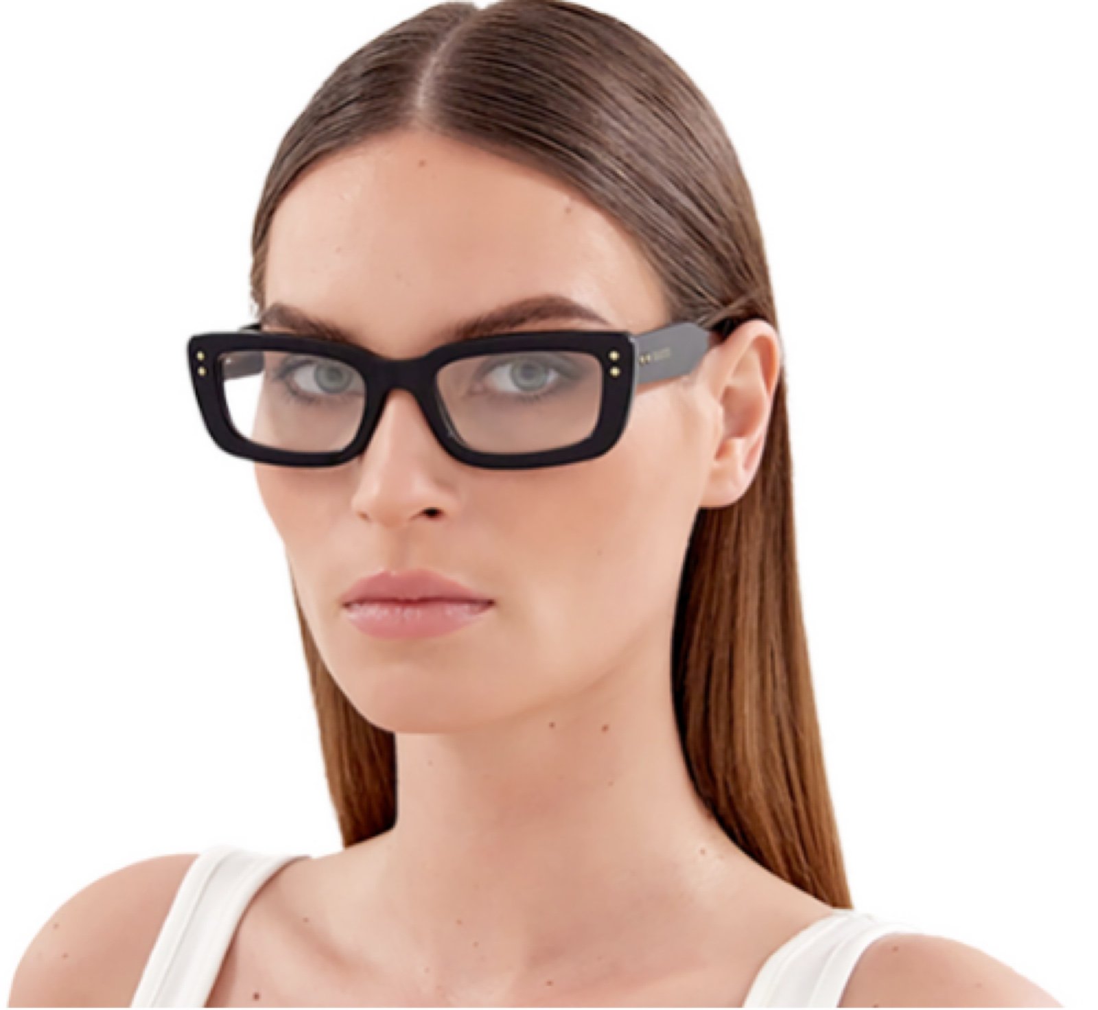 New - GUCCI Demo Rectangular Ladies Eyeglasses GG1216O 001