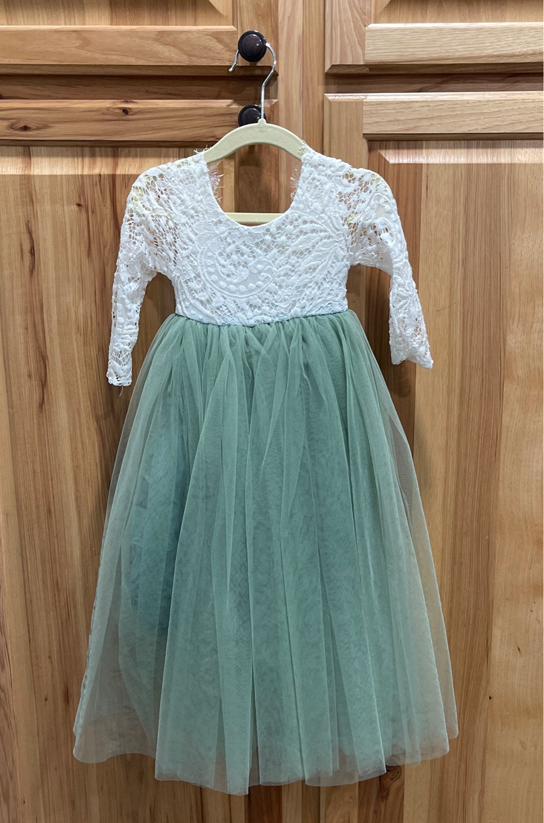 Boutique infant chiffon and lace dress 12-18 mo