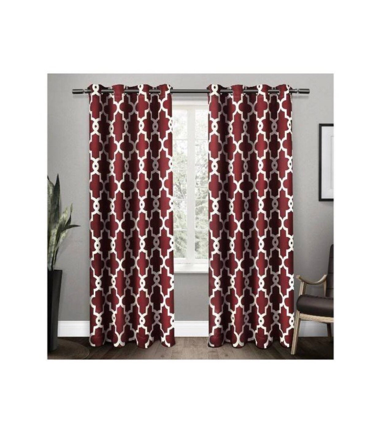 84”x52” set of 2 curtain panels Blackou