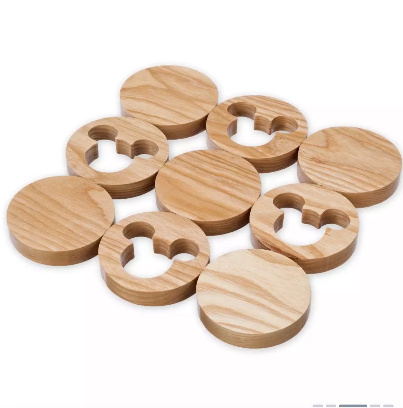 Mickey's wood trivet - heat protector