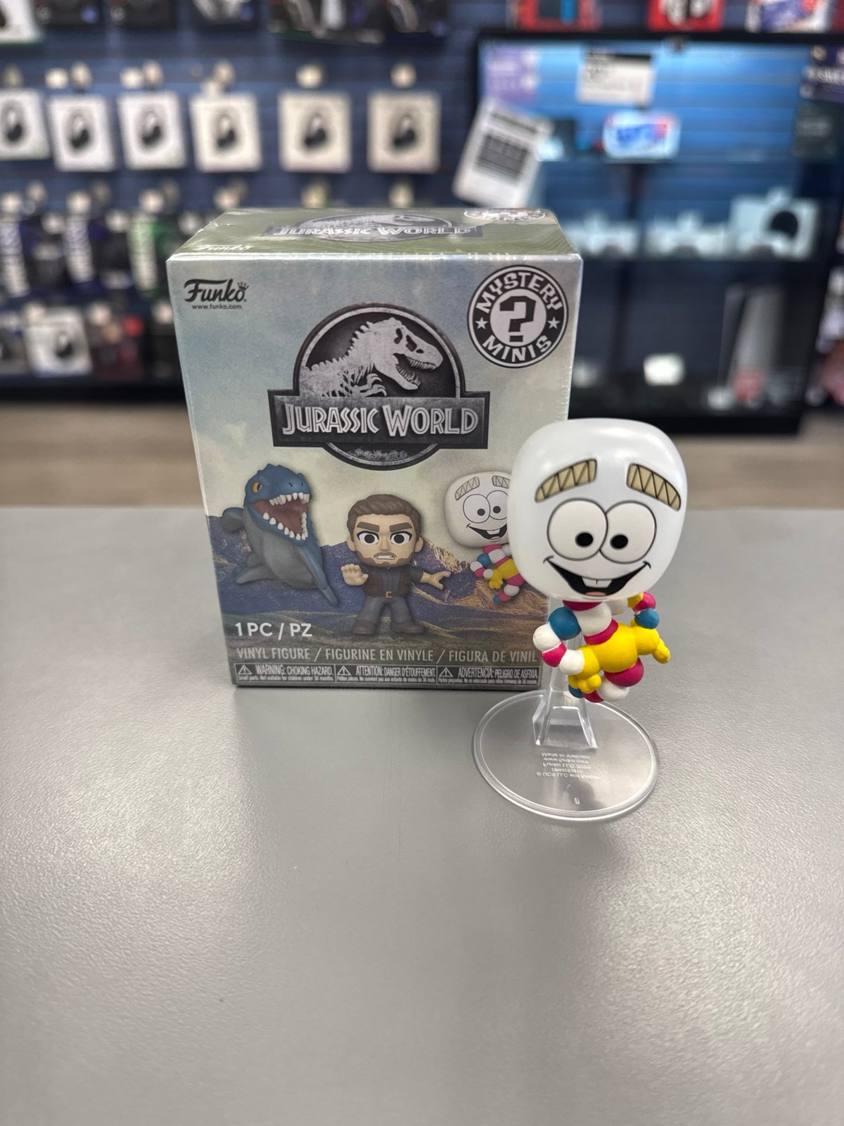 Mystery Mini Jurassic world Mr DNA 1/72