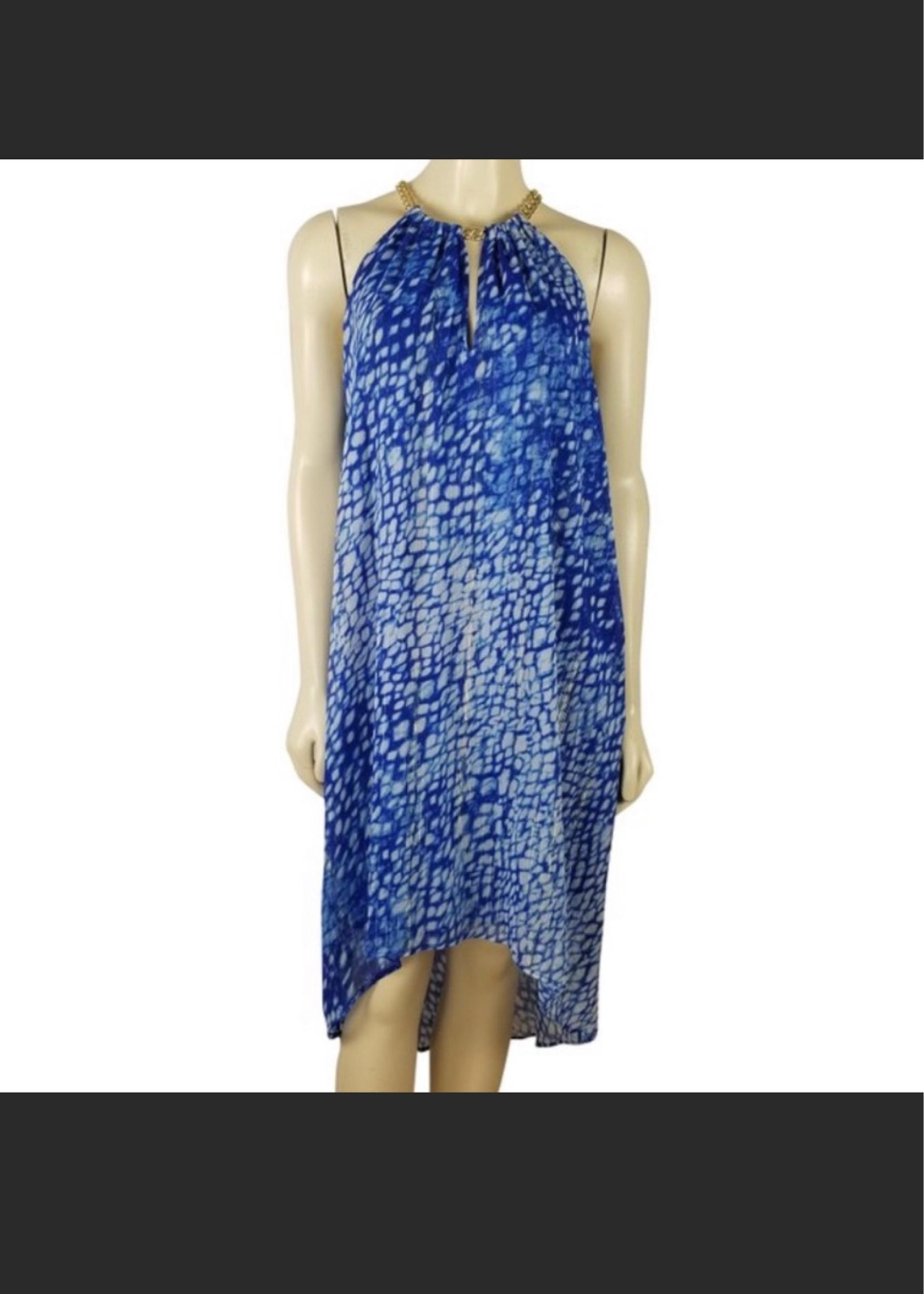 Michael Kors blue high low dresses
