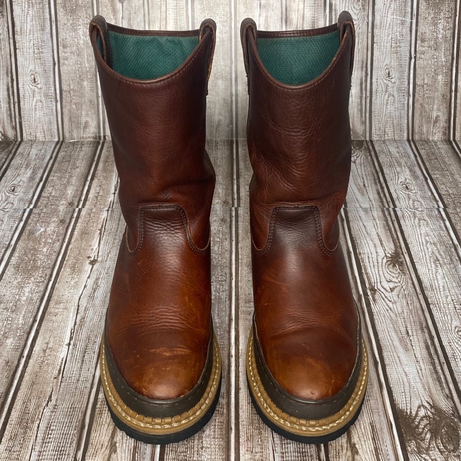 Georgia Boot Giant Wellington Pull On Men’s Leather Boot Size 10