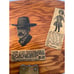 Vintage Woven Basket Decoupage Western/Americana Theme Purse