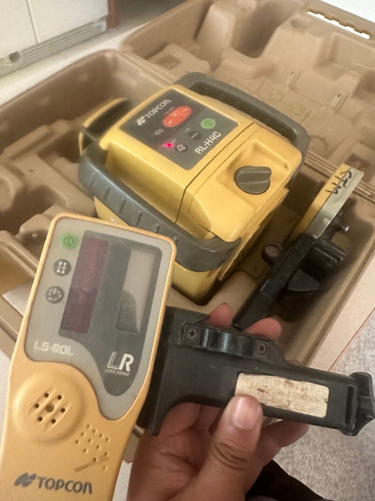 Topcon RL-H4C Vertical Horizontal Long Range Leveling Rotary Laser Free Shipping