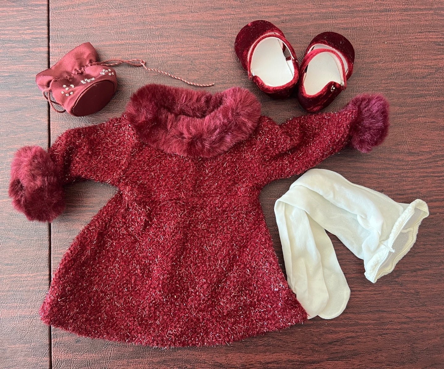 American Girl Garnet Holiday Outfit