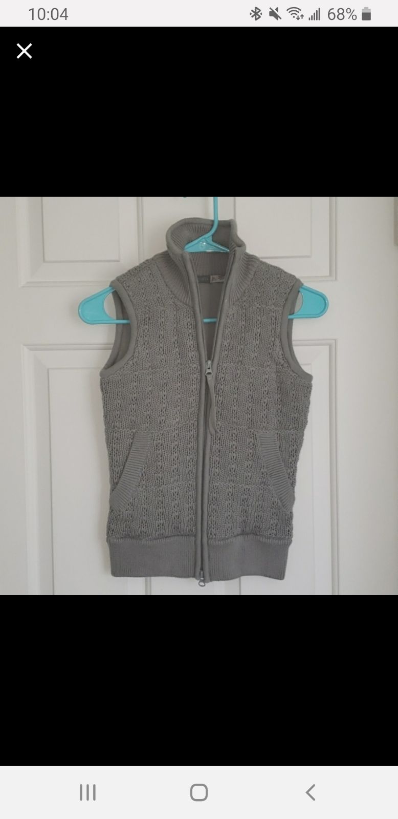 Athleta knit vest. Xxs. Gray