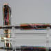 fountain pen, handcrafted rhodium and 22k acrylic pens