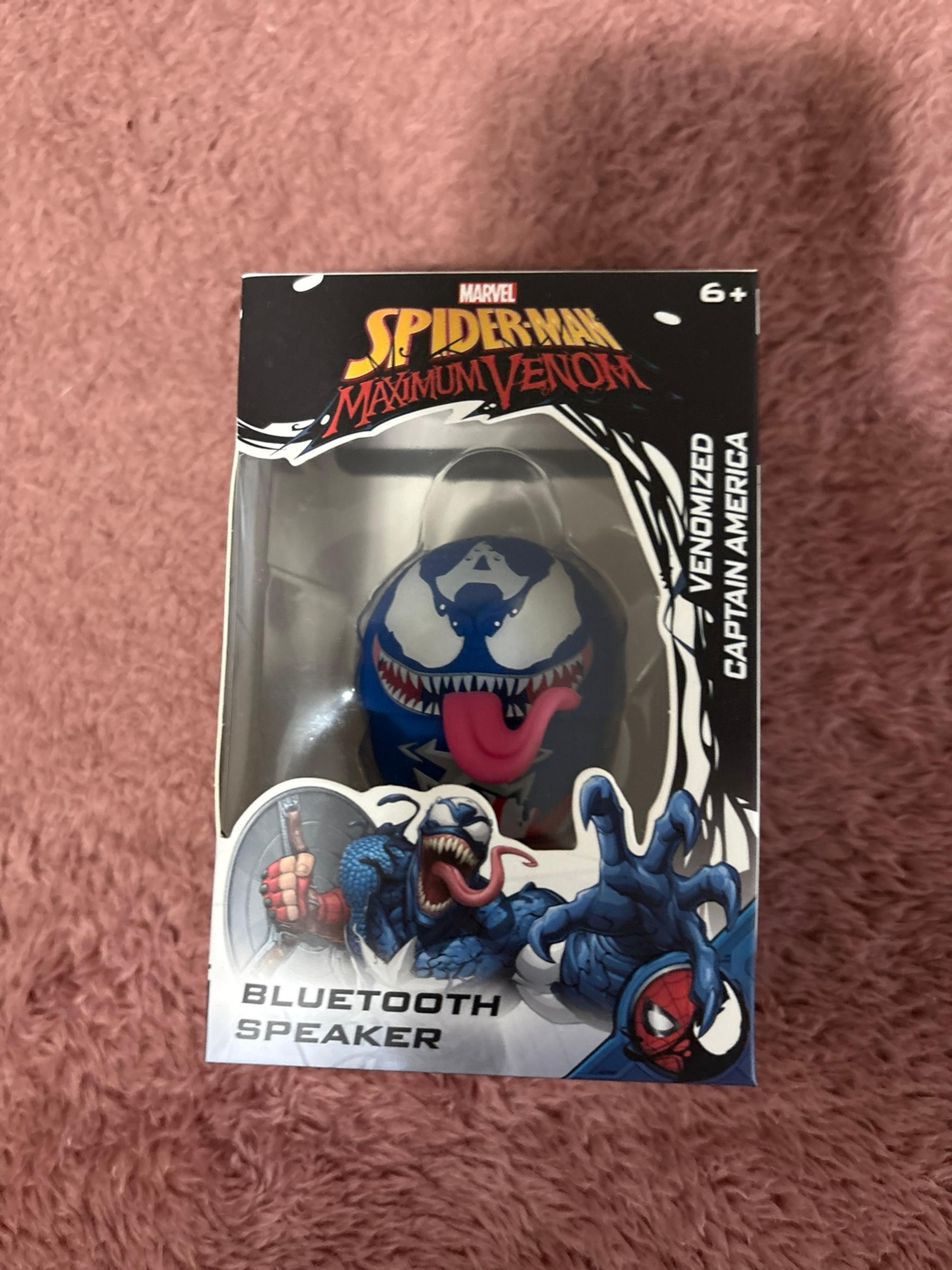 Bitty Boomers Venomized Captain America Bluetooth Speaker Marvel Hand Venom