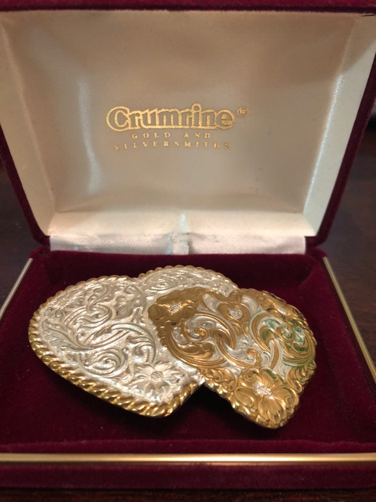Vintage Crumrine Belt Buckle