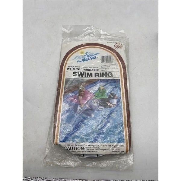 Vintage Intex 1986 The Wet Set Inflatable Elephant Swim Ring 24" x 18" #59220