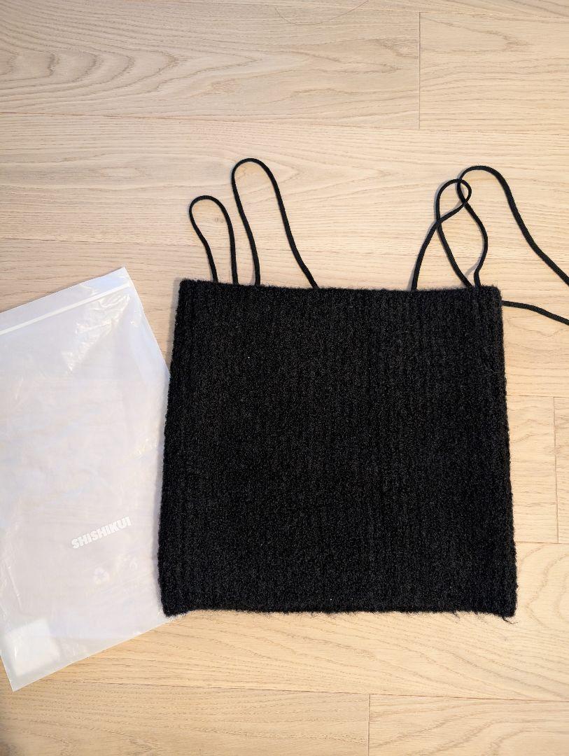 knit cami S / OFF WHITE – SHISHIKUI