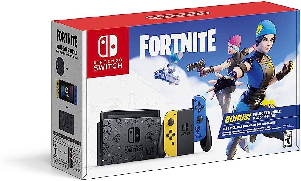 WILDCAT NINTENDO FORNITE SWITCH BUNDLE (NO DIGITAL CODE)
