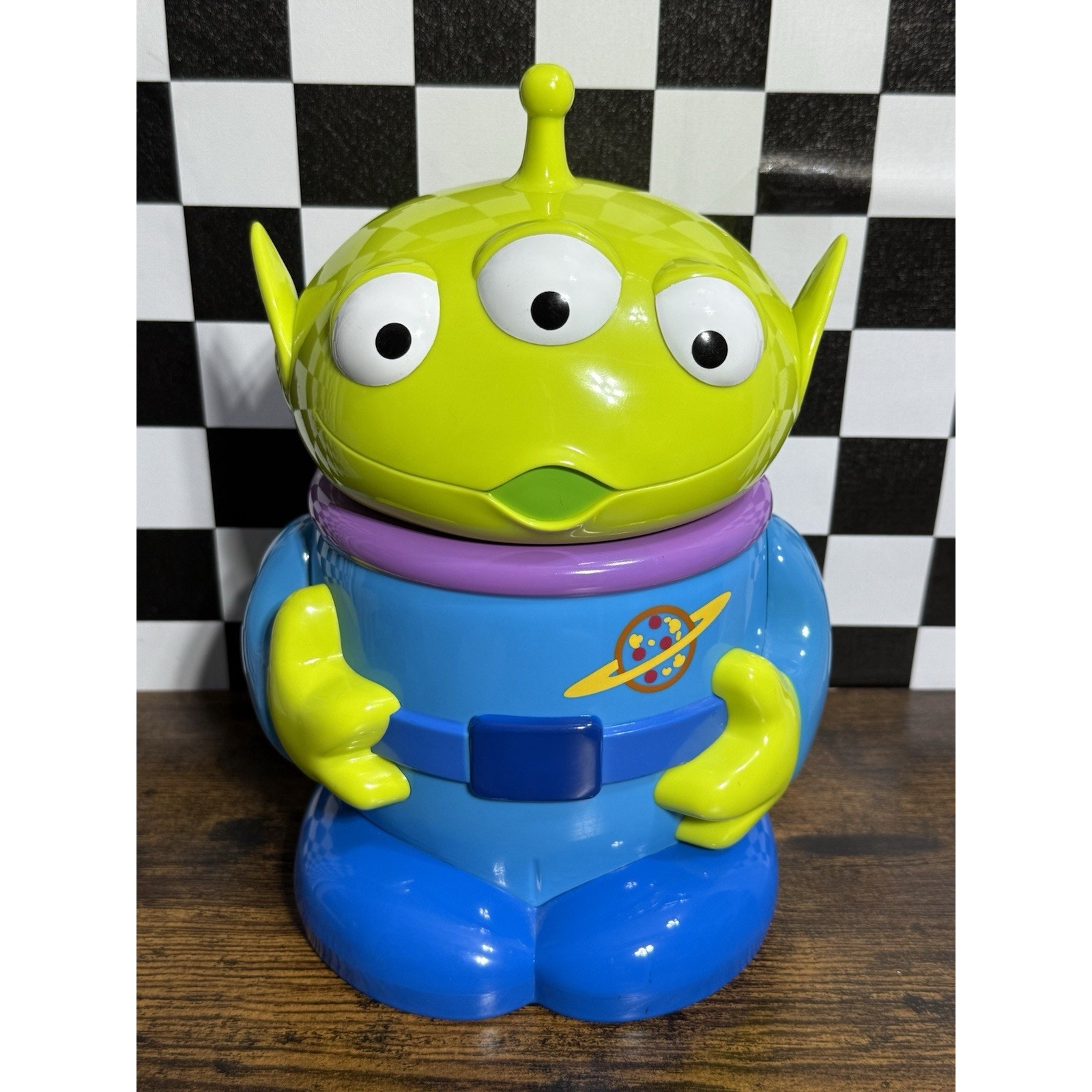Disney Parks Rare Tokyo Disney Little Green Men Popcorn Bucket/Container LGM